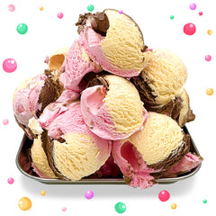 Freeze Dried Neopolitan Ice Cream Scoops 